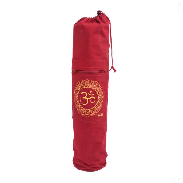 bodhi Shakti Toploader Bag "OM" bordeaux, Baumwolle 1 St