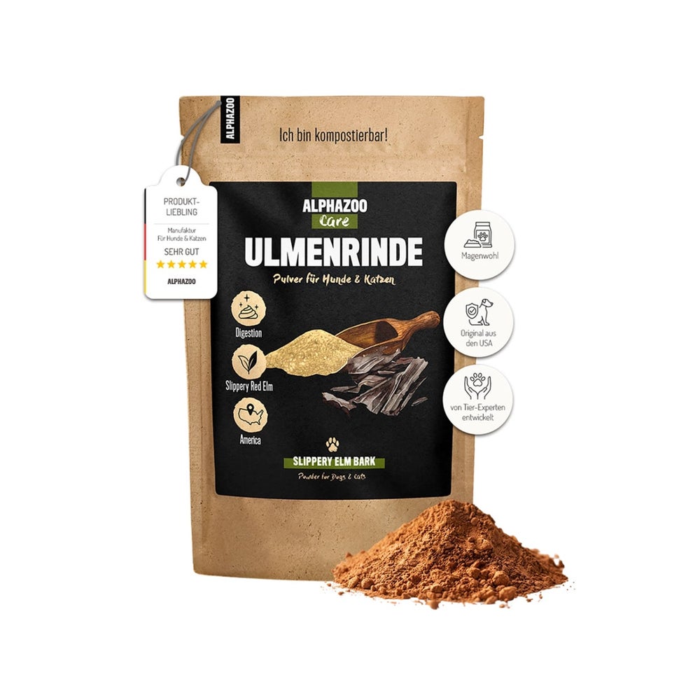 Ulmenrinde Pulver für Hunde 120 g