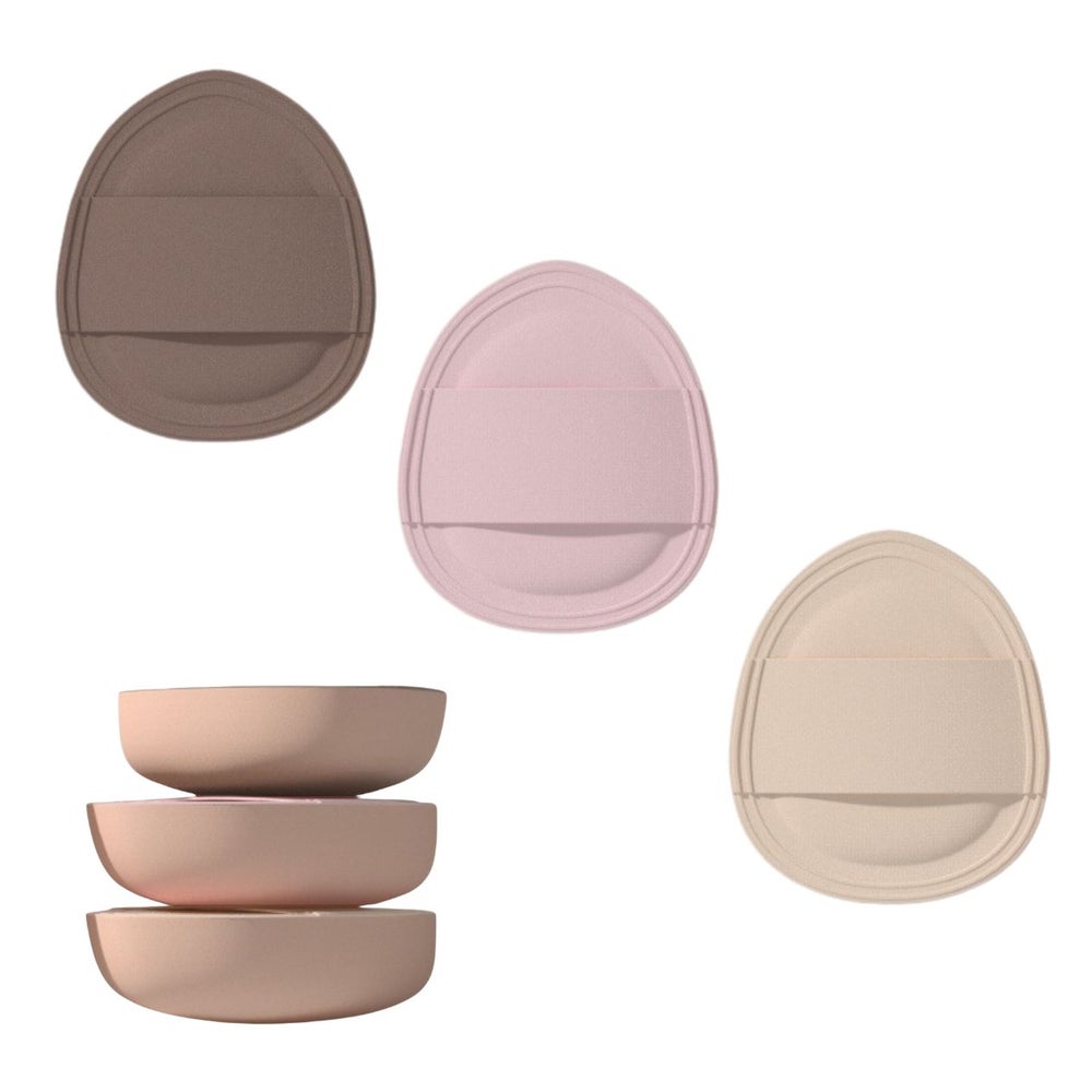 Technique PRO Trio Marshmallow Thumb Makeup Puffs – 1 Stück 1 St