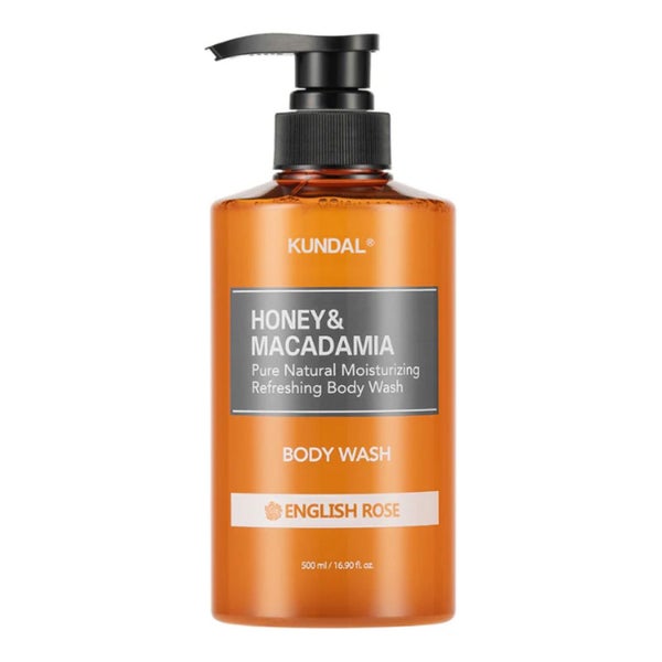 Honey & Macadamia  Pure Body Wash English Rose 500 ml
