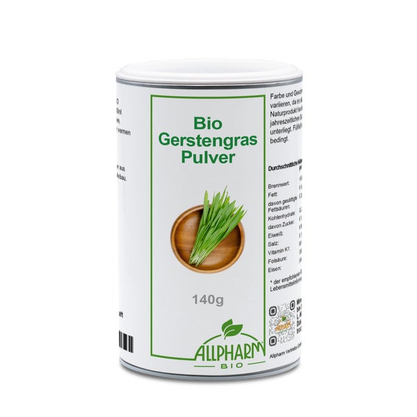 Bio Gerstengras Allpharm 140 g