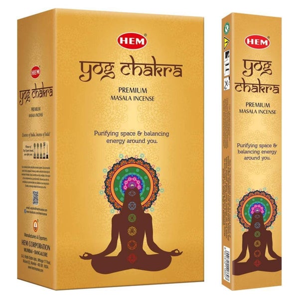 Räucherstäbchen Masala 12 Packung Yog Chakra 1 St