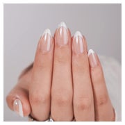Nägel Press On French Tip Weiß Mandel Medium 30 Softgel A-Cl 1 St