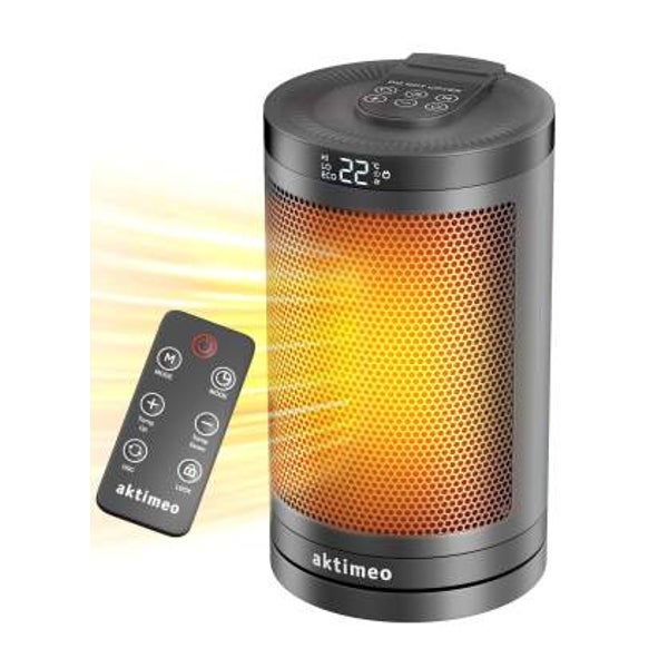 aktimeo Keramik Heizung Classic 1500 Watt Schwarz 1 St