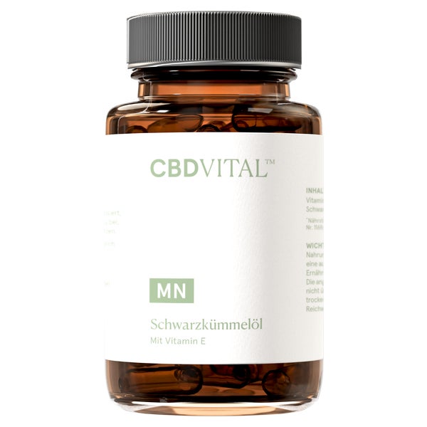 CBD VITAL Schwarzkümmelöl Kapseln | Rein & naturbelassen 60 St