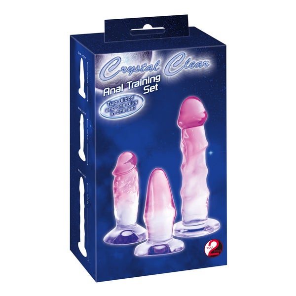 Crystal - Anal Mix Set - Analplug & Analdildos 1 St