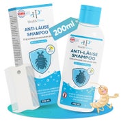 Health Press® Anti-Läuse-Shampoo Set inklusive Läusekamm 200 ml