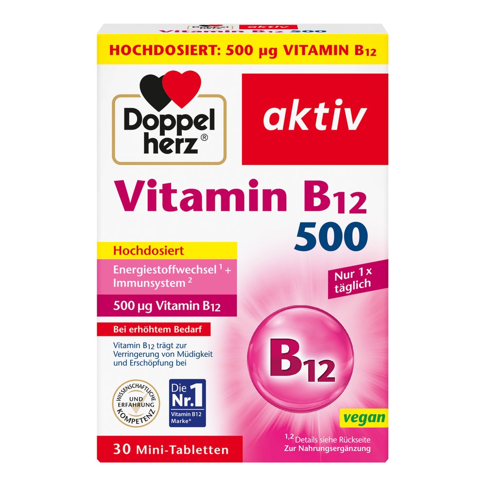 Doppelherz Vitamin B12 500 Tabletten 30 St