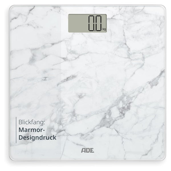 ADE Digitale Personenwaage Amina Marmor-Weiß BE2306-5