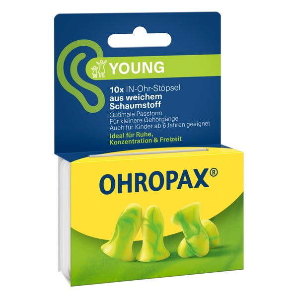 Ohropax Young Schaumstoff In-ohr Stöpsel 10 St