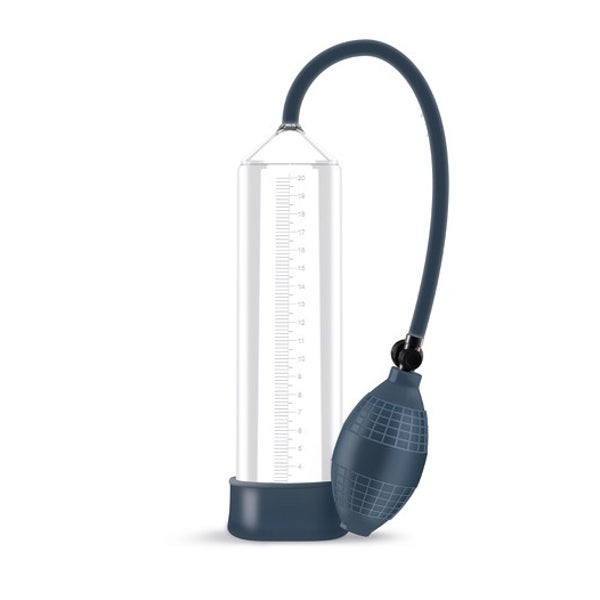 «Penispumpe Nr. 1» – Transparente Pumpe, Skala mit Pumpball (1 Stück) 1 St