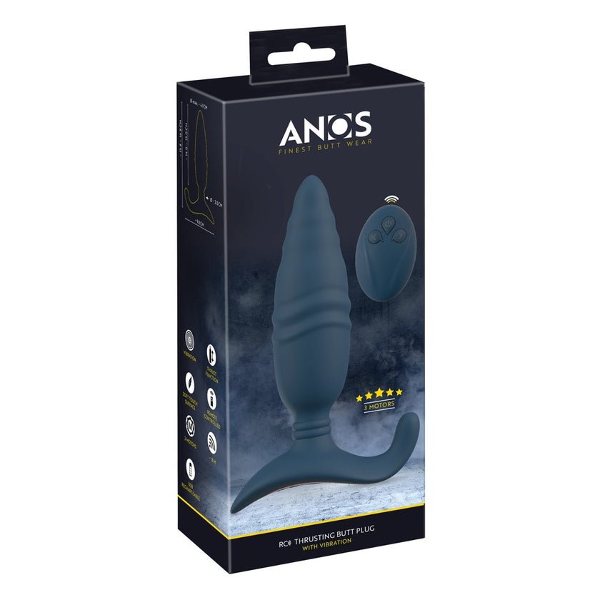 ANOS - Vibro-Analplug mit Stofunktion und Perineumstimulation 1 St online  kaufen | DocMorris