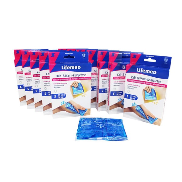 Lifemed Kalt- & Warm-Kompresse, Gr. S, 13 x 14 cm 48 St
