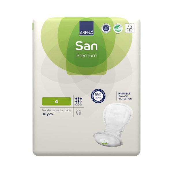 Abena San Premium 4 Inkontinenzeinlagen 800 ml 30 St