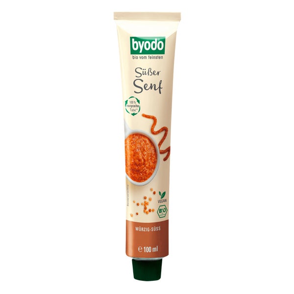 BYODO Süßer Senf in der Tube Bio 100 ml