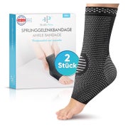Health Press® Sprunggelenkbandage Größe M 2 St