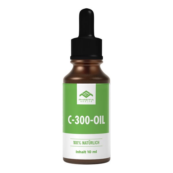 Cannabisöl | C-300 Öl | Hanf Tropfen Omega 3-6-9 HOCHDOSIERT 10 ml