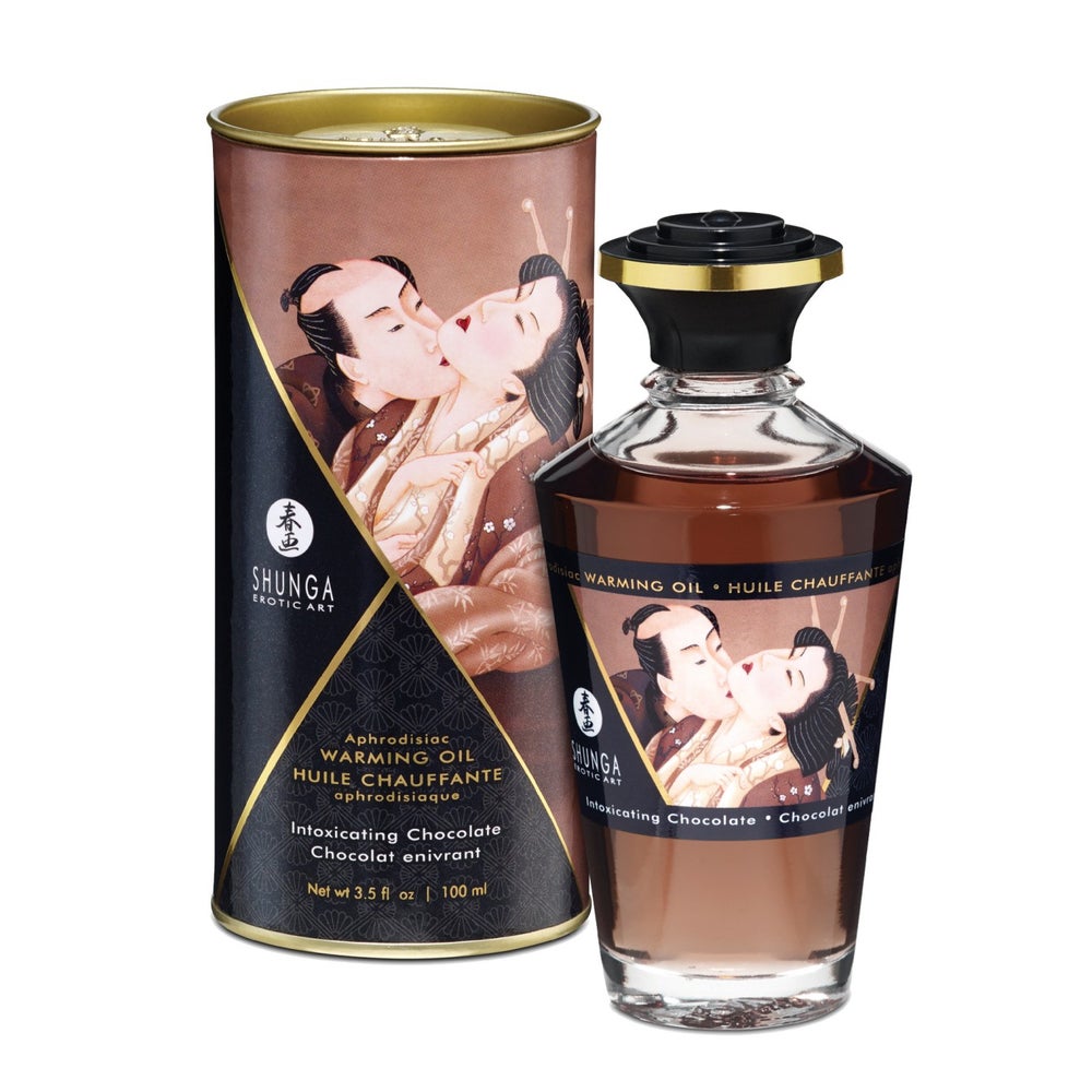 Shunga Erotic Art - Erotisches Massageöl "Dunkle Schokolade" 100 ml