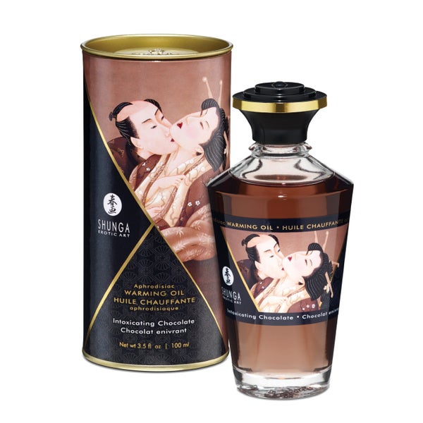Shunga Erotic Art - Erotisches Massageöl "Dunkle Schokolade" 100 ml