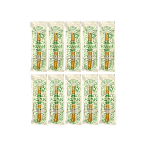 SWAK Miswak mit natürlichen Mineralstoffen und Gipskristalle 10 St