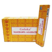 Goloka Nag Champa Räucherstäbchen 192 g 12 Schachteln 10-16 1 St