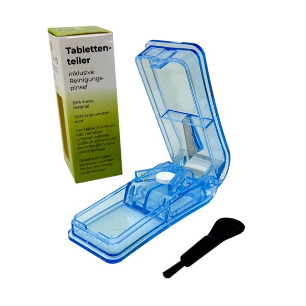 LisaCare Tablettenteiler - Tablettenscheider Blau 1 St