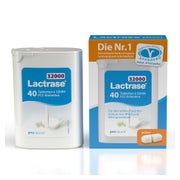 Produktabbildung: Lactrase 32.000 FCC Laktase Tabletten im Spender 40 St