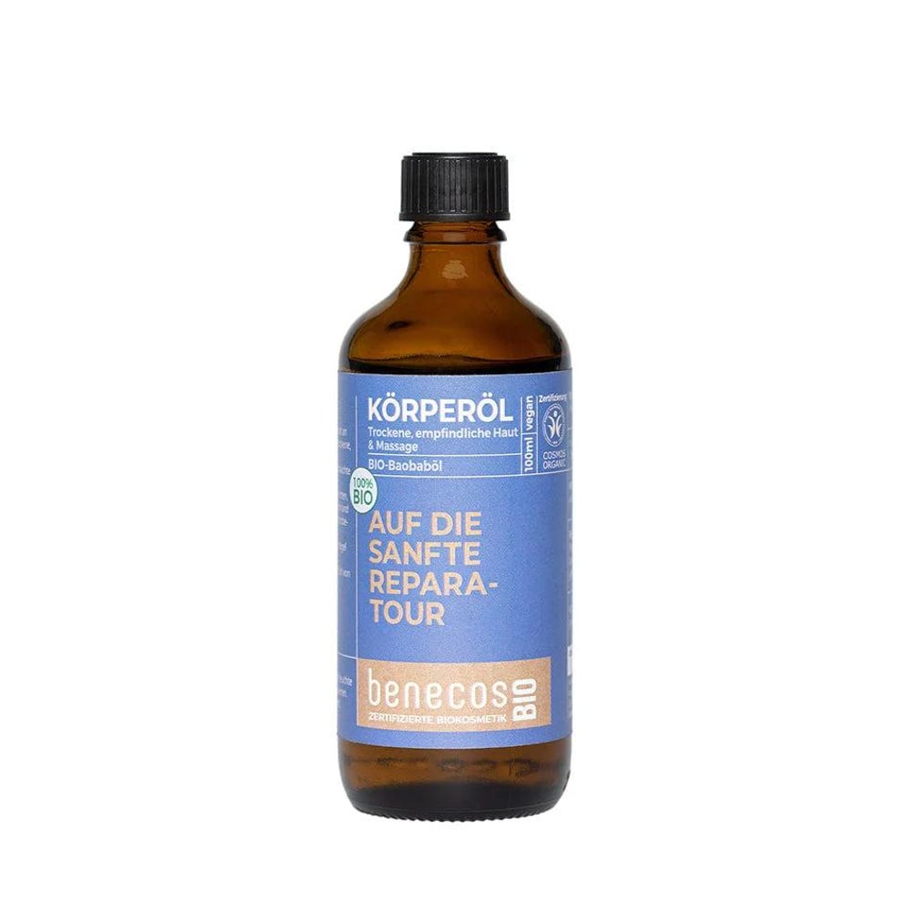 benecos AUF DIE SANFTE REPARATOUR Körperöl Bio-Baobaböl