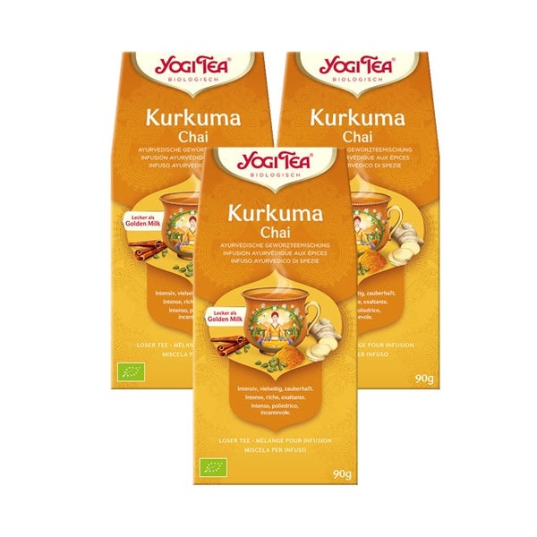 Yogi Tea - Kurkuma Chai loser Bio Gewürztee | 3x90g lose 17 St