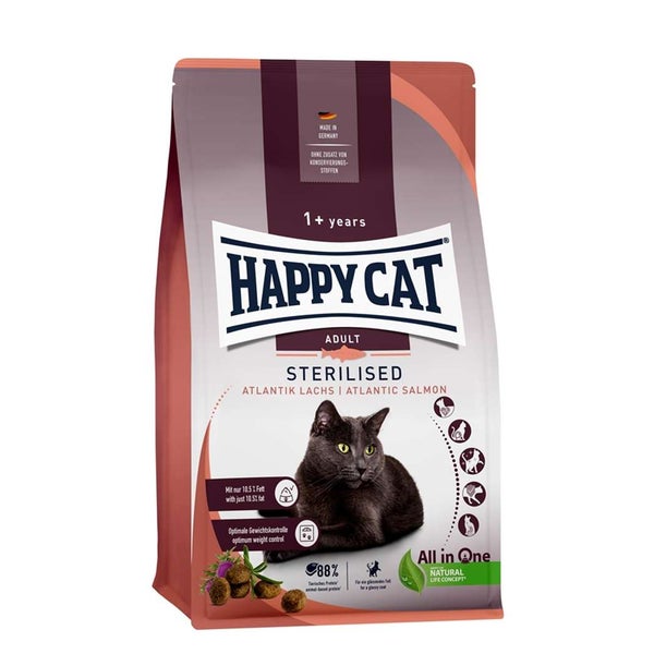 Happy Cat - Sterilised Adult Atlantik-Lachs 10 kg