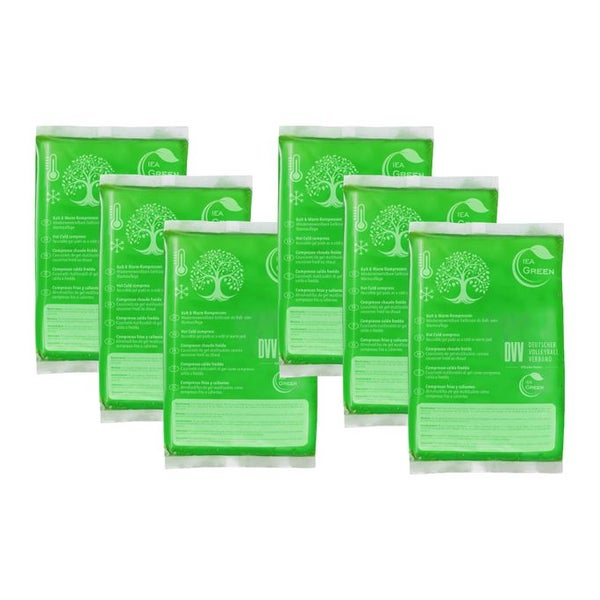 IEA Green Kalt Warm Kompresse - 12x20cm - 6er Box 6 St