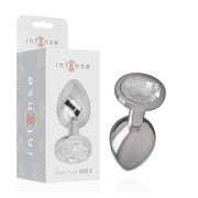 Intense -  Analplug Aus Aluminium  mit Kristall
