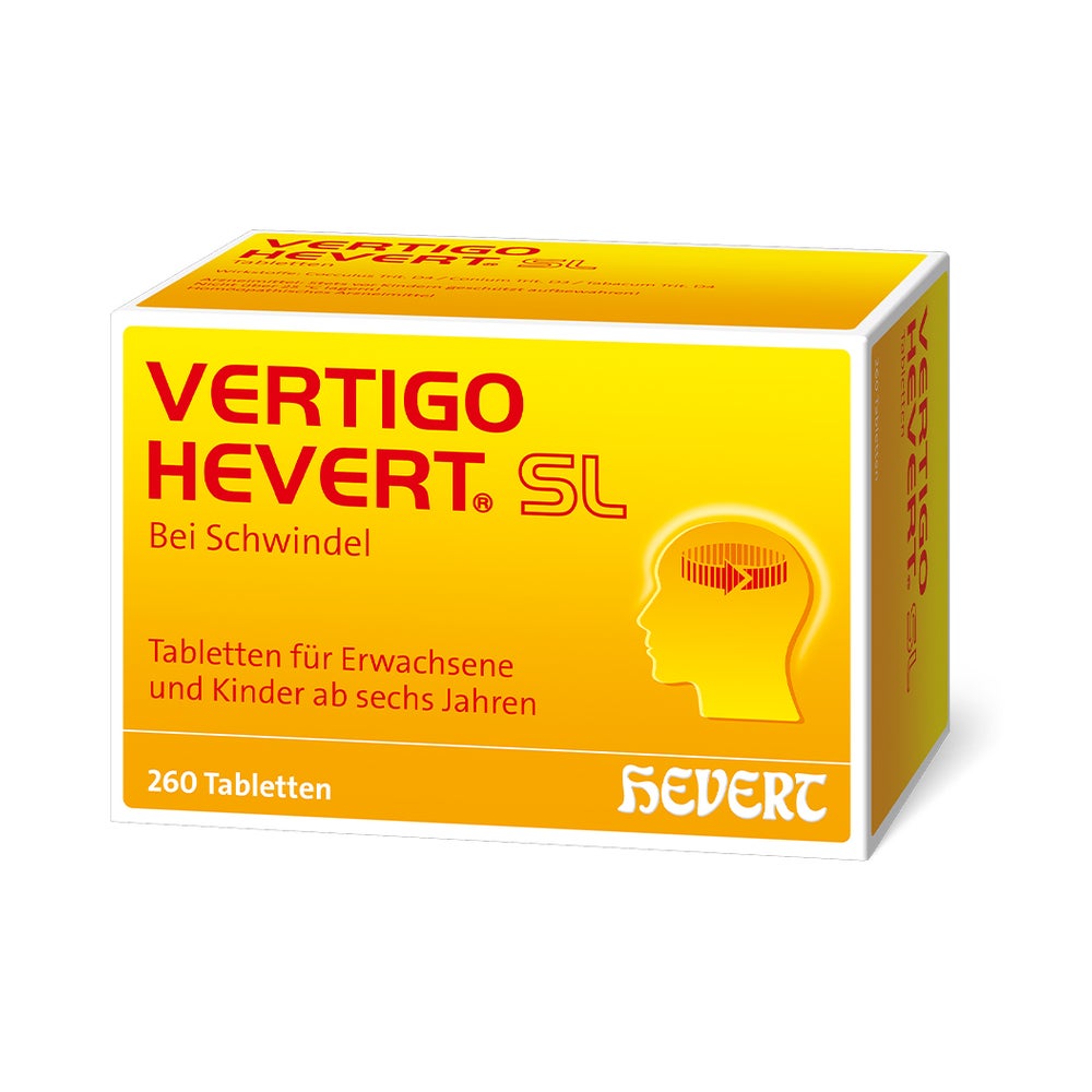 Vertigo Hevert Sl Tabletten 260 St