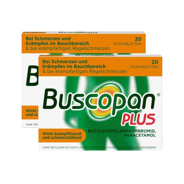 Buscopan® Plus Doppelpack 2X20 St