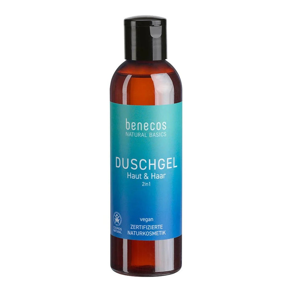 benecos Natural Basics Duschgel 2in1 für Haut & Haar Bio 200 ml