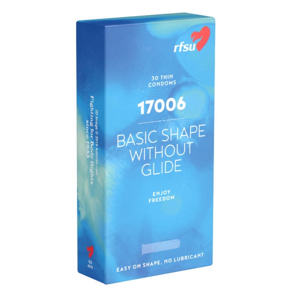 «17006» (Basic shape) trockene Kondome ohne Reservoir (30 Kondome) 30 St