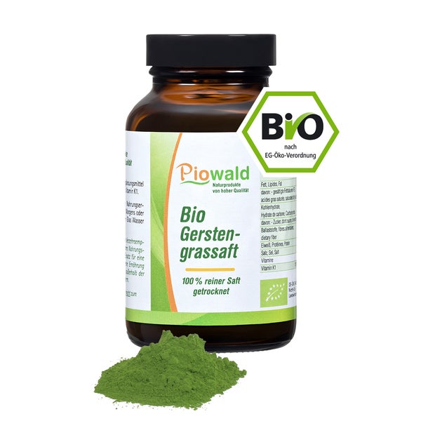 Piowald BIO Gerstengrassaft Pulver 45 g