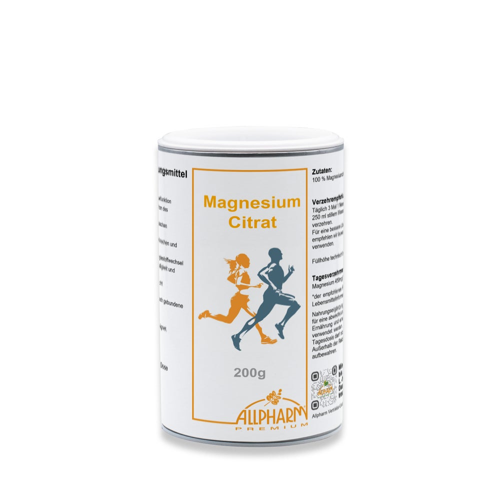 Magnesiumcitrat Pulver Allpharm Premium 200 g