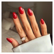Künstlicher Nagel Rot Mandel Ballerina Jelly-Gel glänzend 24 1 St