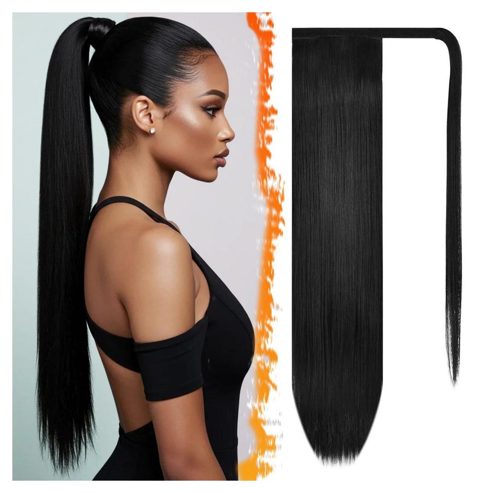 Pferdeschwanz Haarteil Clip Synthetik Damen 66cm Natürliches 1 St