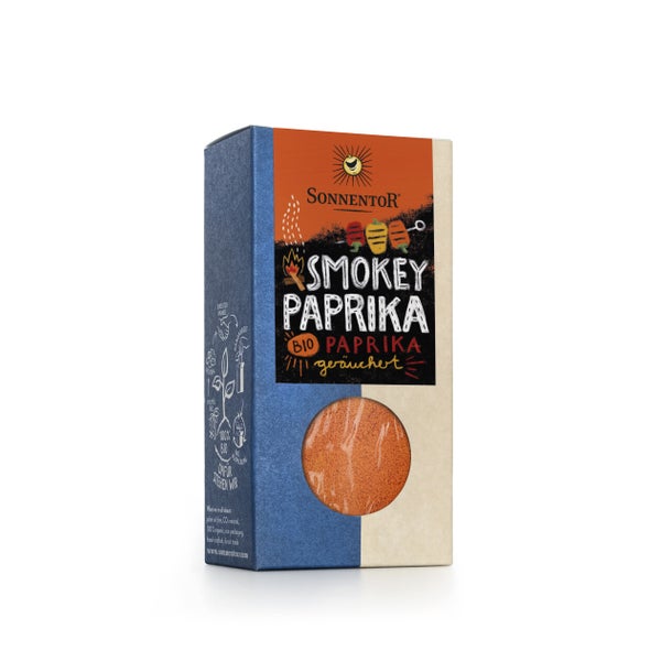 Smokey Paprika bio 50 g – Geräuchertes Bio-Paprikapulver für rauchige Aromen