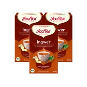 Yogi Tea - Ingwer Bio Kräutertee | 3 x 30,6g 3x17 St