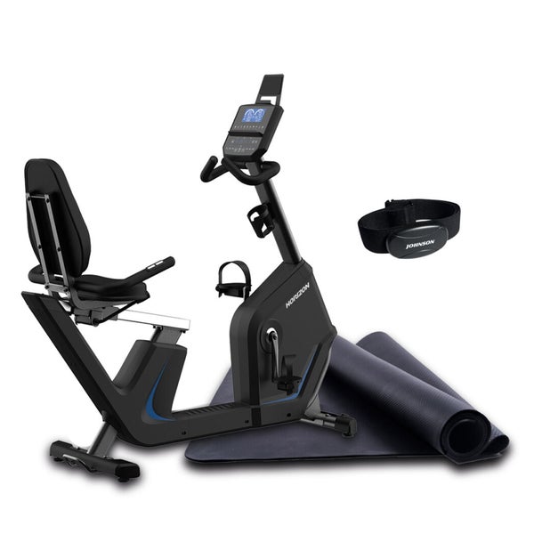 Horizon Fitness 5.0Ri Recumbent Bike Comfort Line mit Zubehör - 5.0Ri Comfort Line 1 St