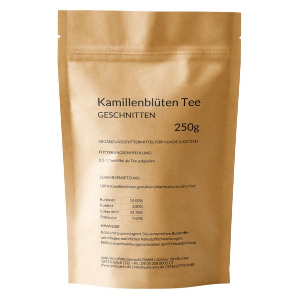 Yuki cares Kamillenblüten Tee für Tiere 250 g