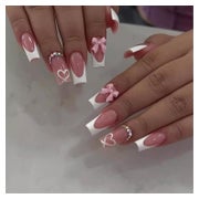Klebenägel French Pressons Acrylnägel Strass Charms Stil-1 1 St