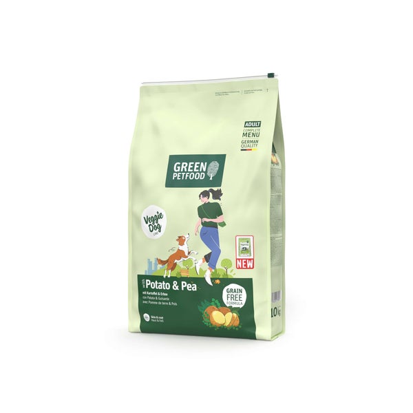 Green Petfood Dog - Mini Potato & Pea with Insects 10,13 kg