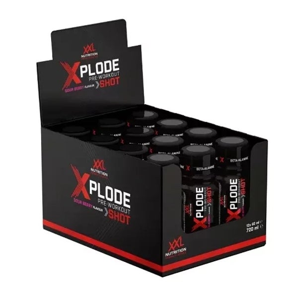 XXL Nutrition Xplode Pre-Workout Shot Sour Berry 360 ml