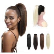 Pferdeschwanz Haarverlängerung Claw Clip 30 cm Natürliches B 1 St