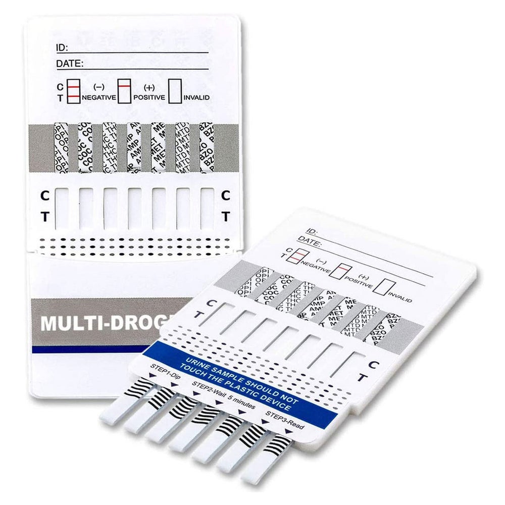 One+Step Multi-Drogentest Schnelltest für 10 Drogenarten 5 St