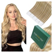 Tape Extensions Echthaar Blond Honigblond 50g 1-7 #27P22(27 1 St